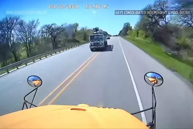Watch The Frightening Moment When A Cement Truck Hits A Texas School Bus