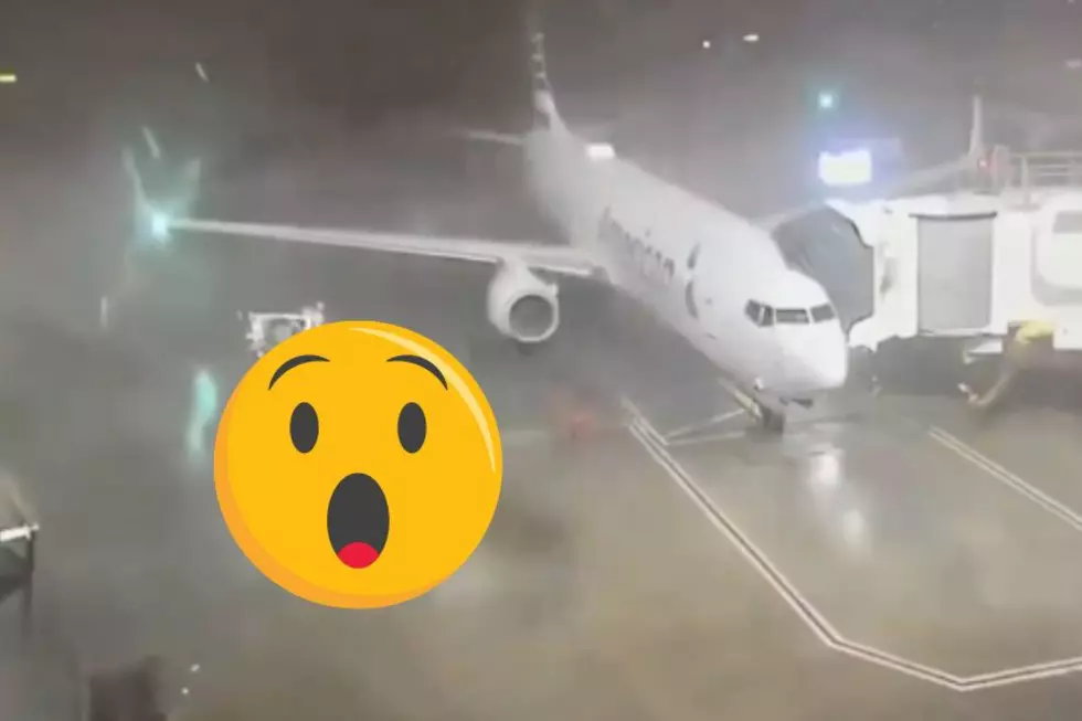 Shocking Video Shows Strong Winds Pushing Parked Airplane Away From Gate At DFW Airport