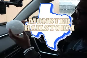 Watch As A Monster Hailstorm Slams Portions of Texas