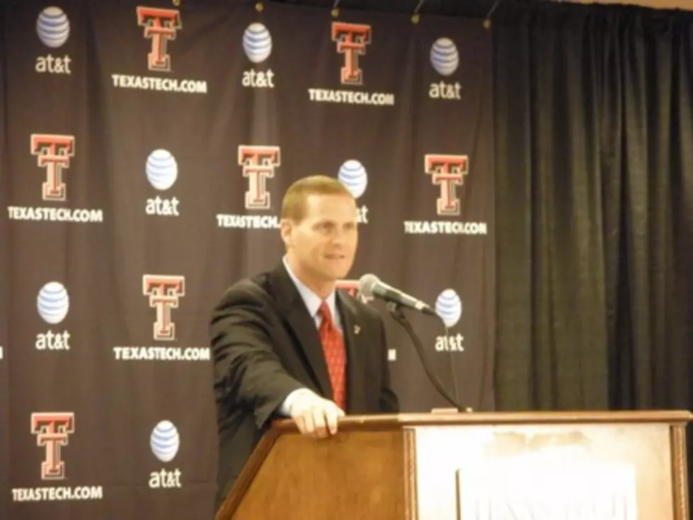 Kirby Hocutt Introduced as Texas Tech Athletic Director: Press Conference [AUDIO/PICS]