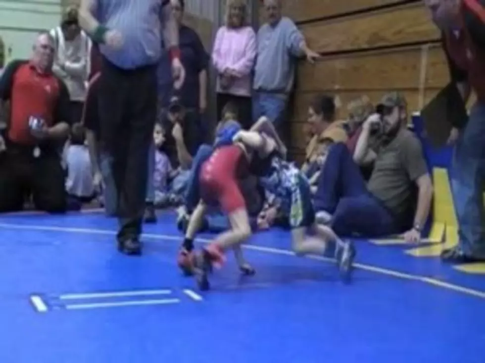 8 Year Old Wrestler Wrecks Shop [VIDEO]