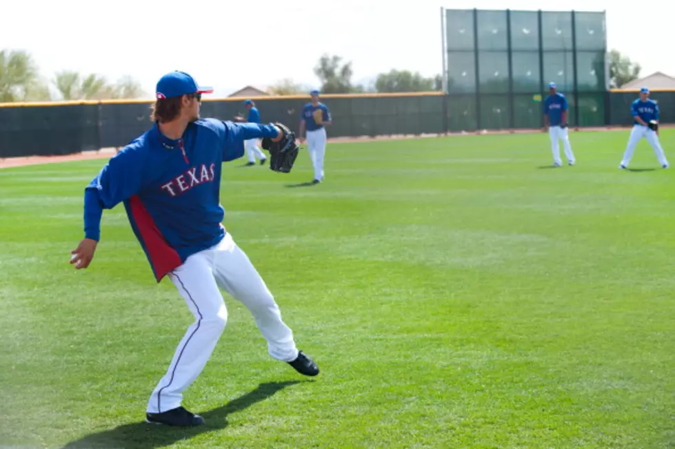 Yu Darvish Pitches Shutout Inning in Texas Squad Game
