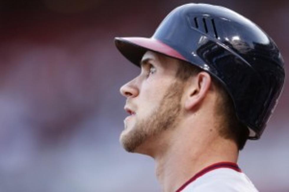 Bryce Harper Requires 10 Stiches After Hitting Himself With A Bat [VIDEO]