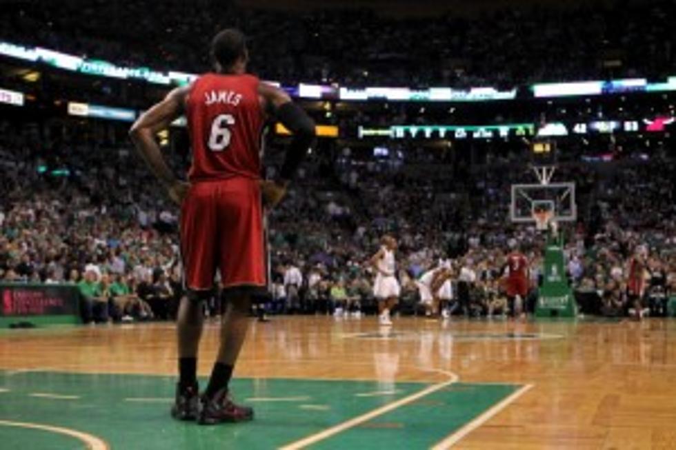 LeBron James Catches Fire in the Miami Heats 98-79 Victory Over the Boston Celtics