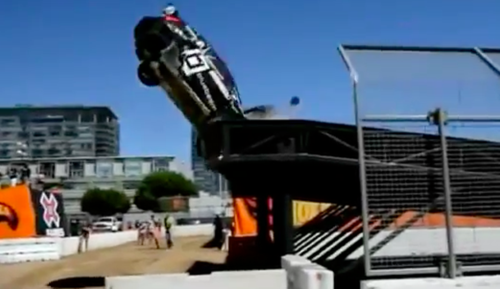 Toomas Heikkinen Rally Car Crash at X Games [VIDEO]
