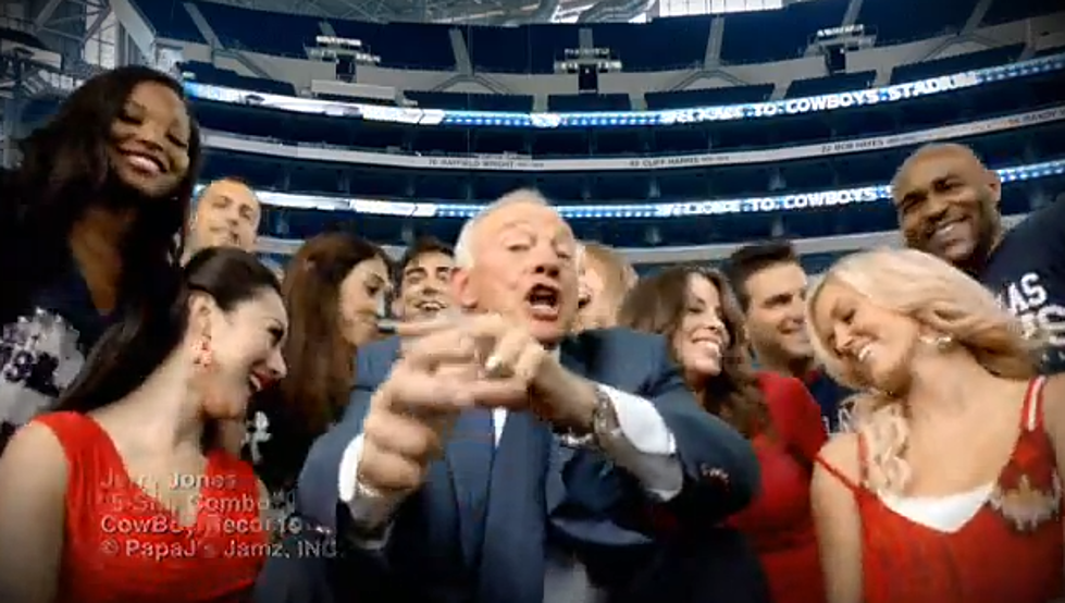 Dallas Cowboys Owner Jerry Jones Raps In New Papa John’s Commercial [VIDEO]