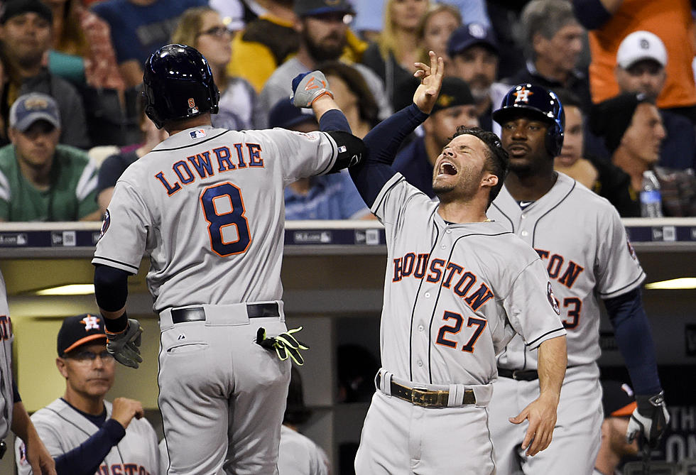 Astros Slug Their Way to Victory Over Padres