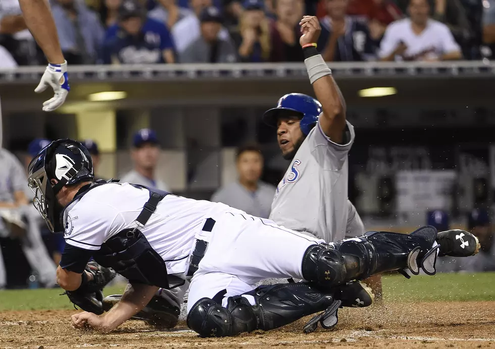 Elvis Andrus Steals Home to Help Rangers Win