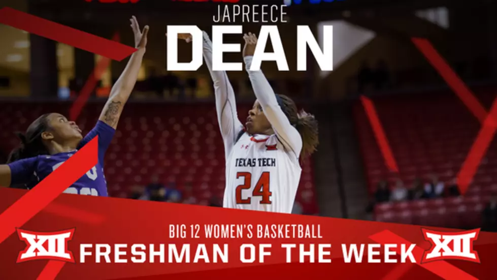 Japreece Dean Wins 4th Big 12 Women’s Basketball Freshman of the Week