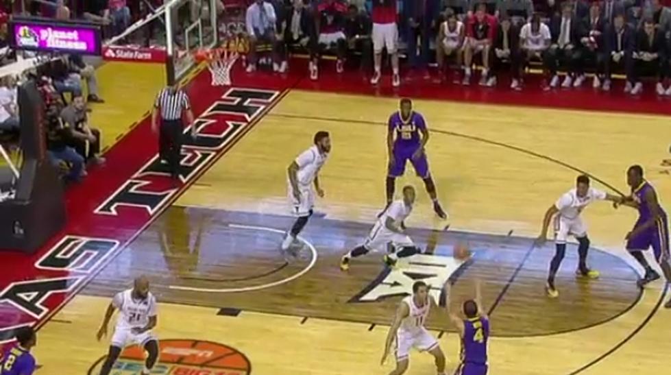 Texas Tech Bench Gets Tricky to Force LSU Turnover [Watch]