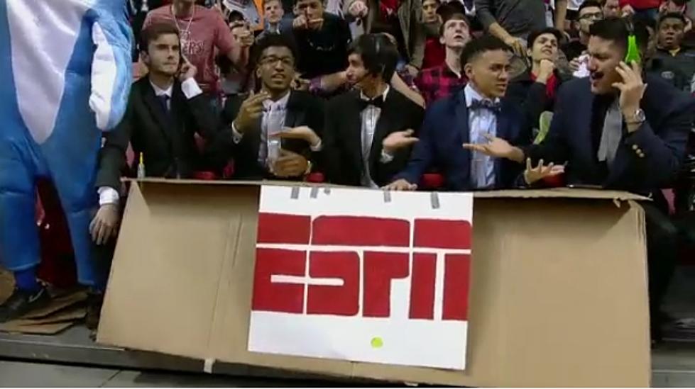 Texas Tech Basketball Fans Dress Up as ESPN Commentators [Video]