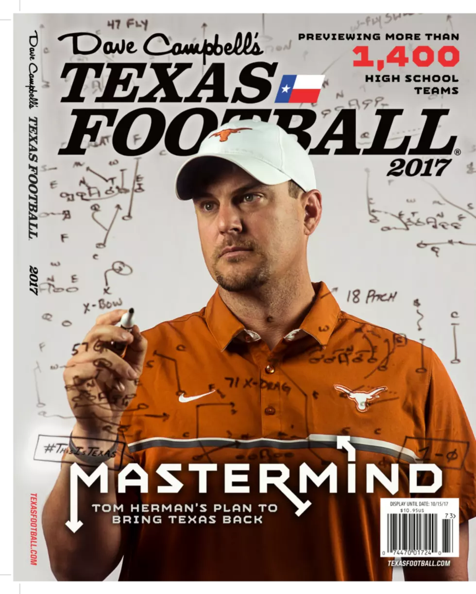 Tom Herman on Dave Campbell's Texas Football Cover