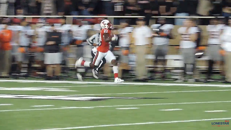 DaMarcus Fields Takes an Interception 95 Yards for a Touchdown [Watch]