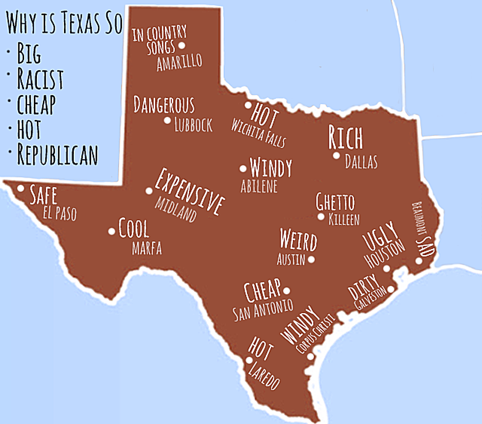This Map Shows What People on Google Think of Texas and Lubbock