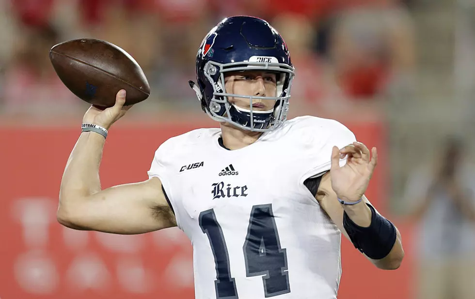 Former Rice Quarterback Transferring to Texas Tech 