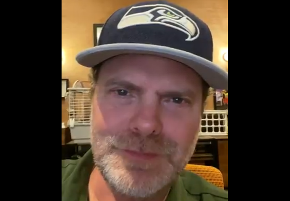 Video: Dwight From 'The Office' Welcomes Jordyn Brooks to Seattle