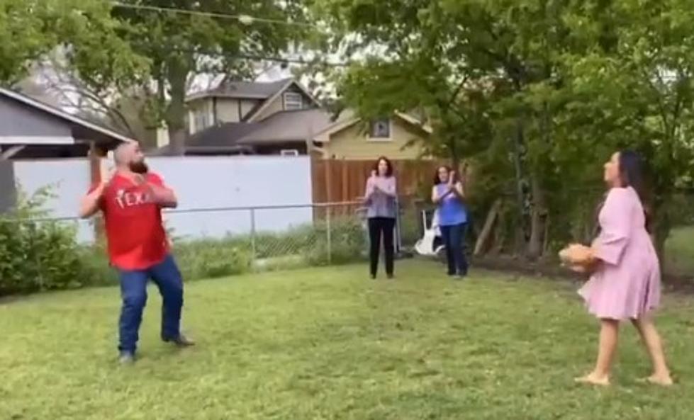 This Texas Rangers Couple Struckout at their Gender Reveal
