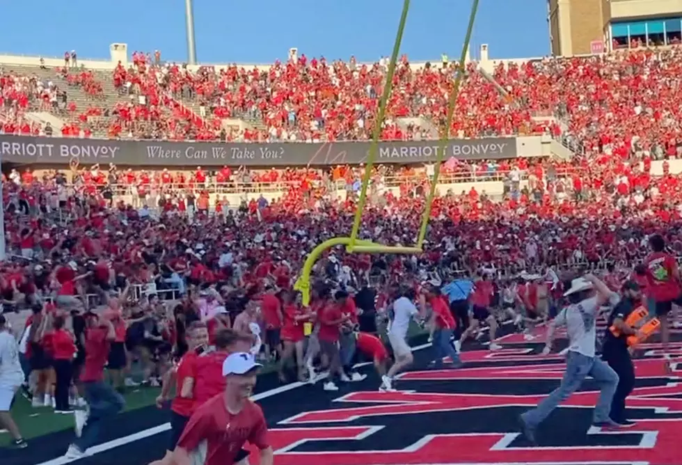 Texas Tech Gets Bailed Out From City Bank After Storming Field
