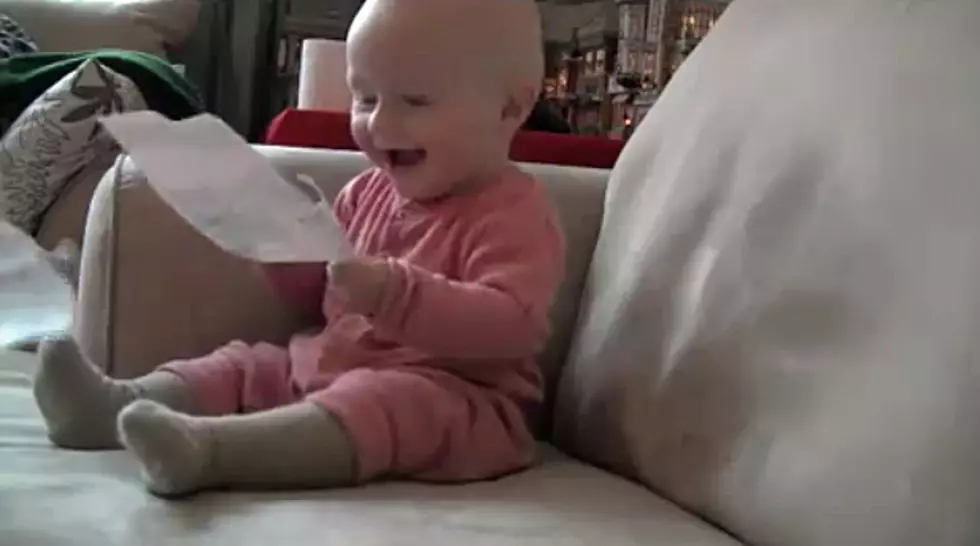 Baby Laughing at Ripped Paper – Plus 5 Other Laughing Babies [VIDEOS]