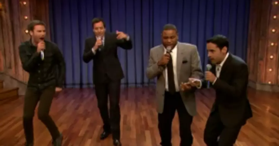 Jimmy Fallon And &#8220;Guys With Kids&#8221; Cast Pull Off A Great Montage Of Old-School TV Theme Song