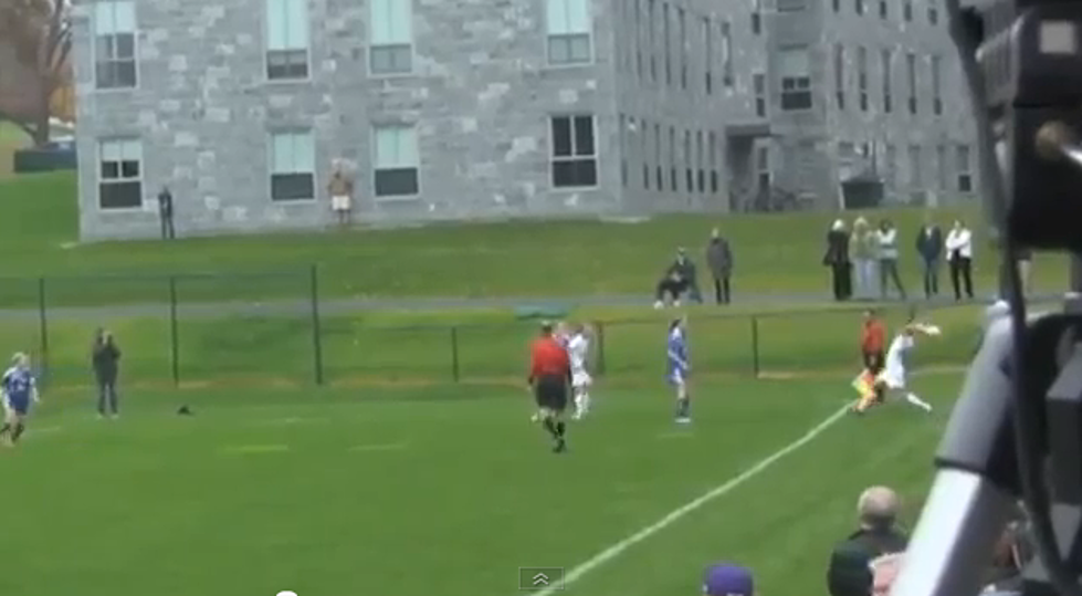 Soccer Player Gets Hit Square In The Face With Soccer Ball Not Once But Twice – [VIDEO]