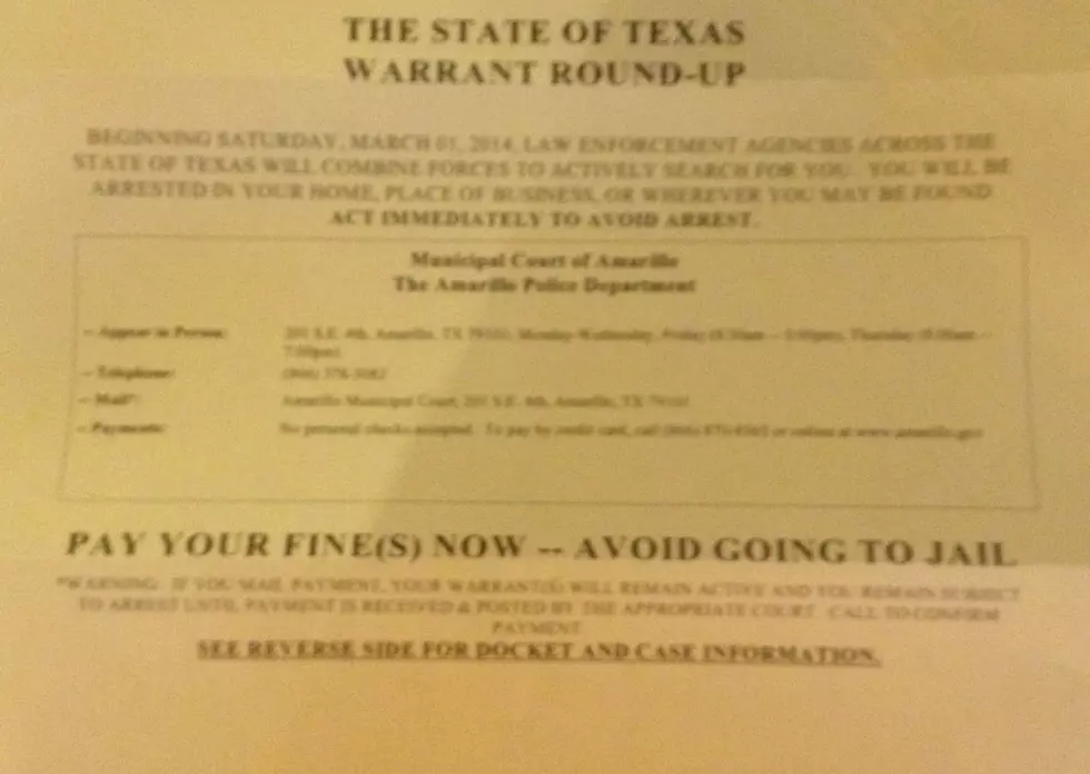 Check Here To See If Your Name Is On The 2016 Texas State Warrant Roundup