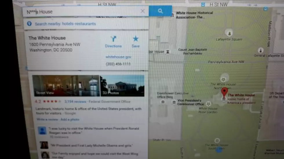 The White House Is Listed As What On Google Maps?