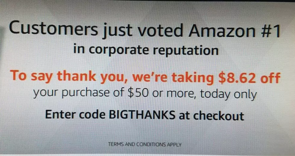 A One Day Discount From Amazon