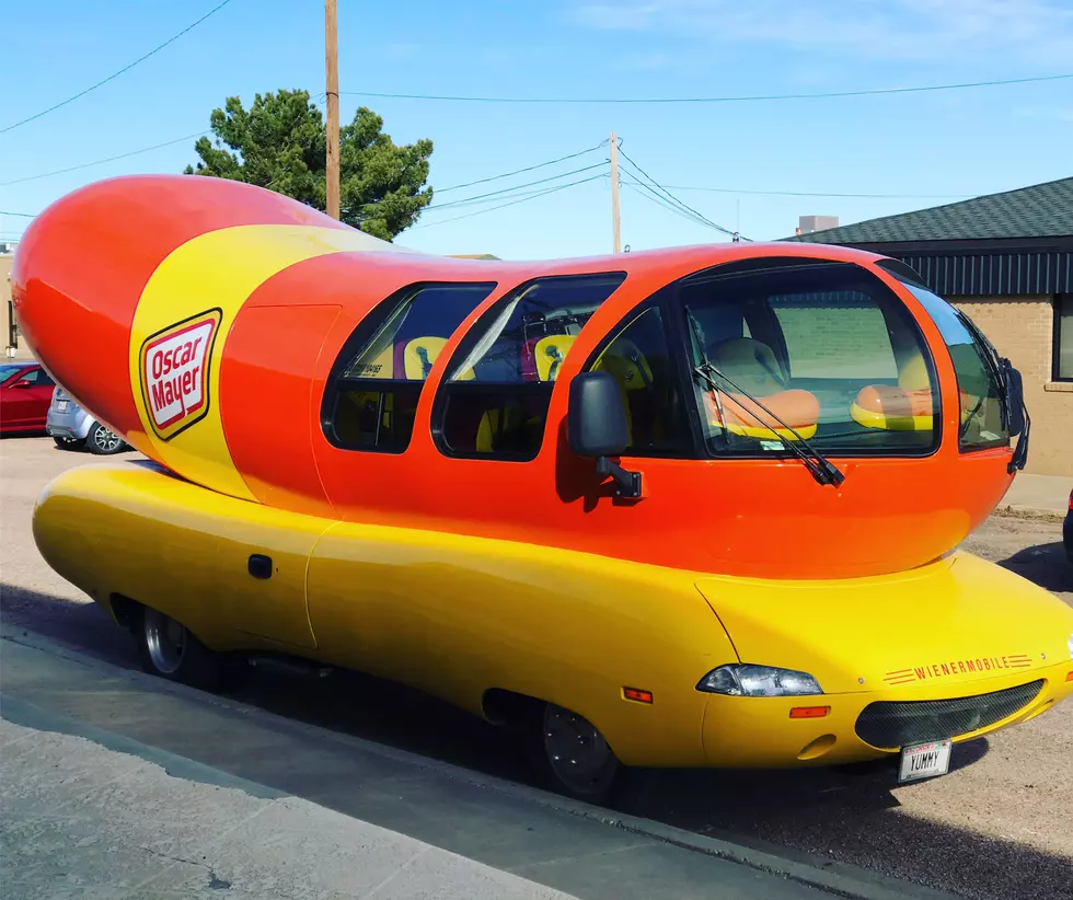 The Oscar Mayer Wienermobile is in Amarillo for the Week with KISSFM
