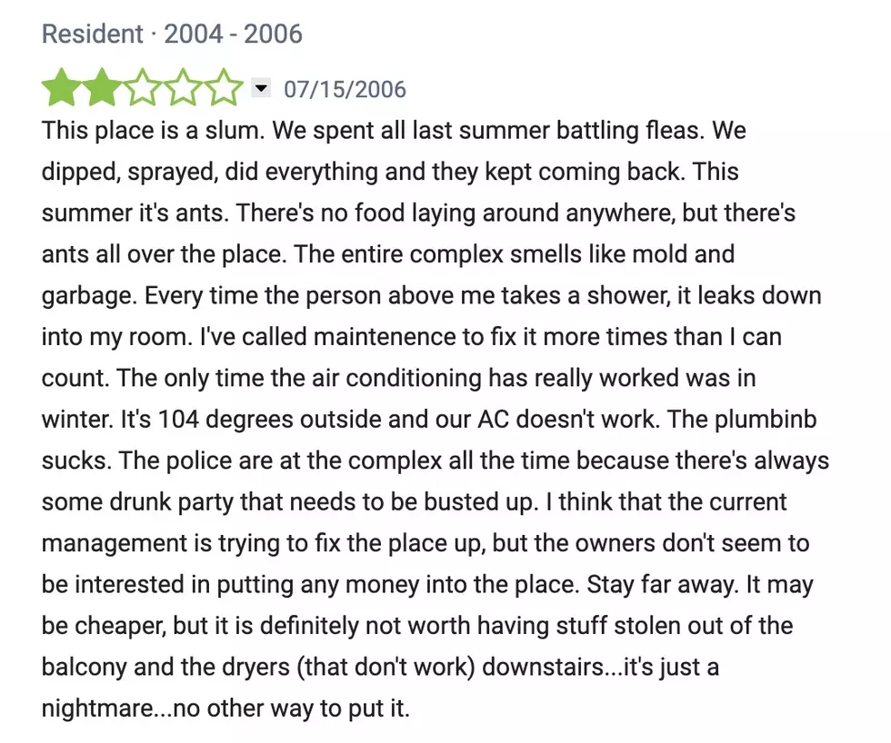 Apartment Ratings