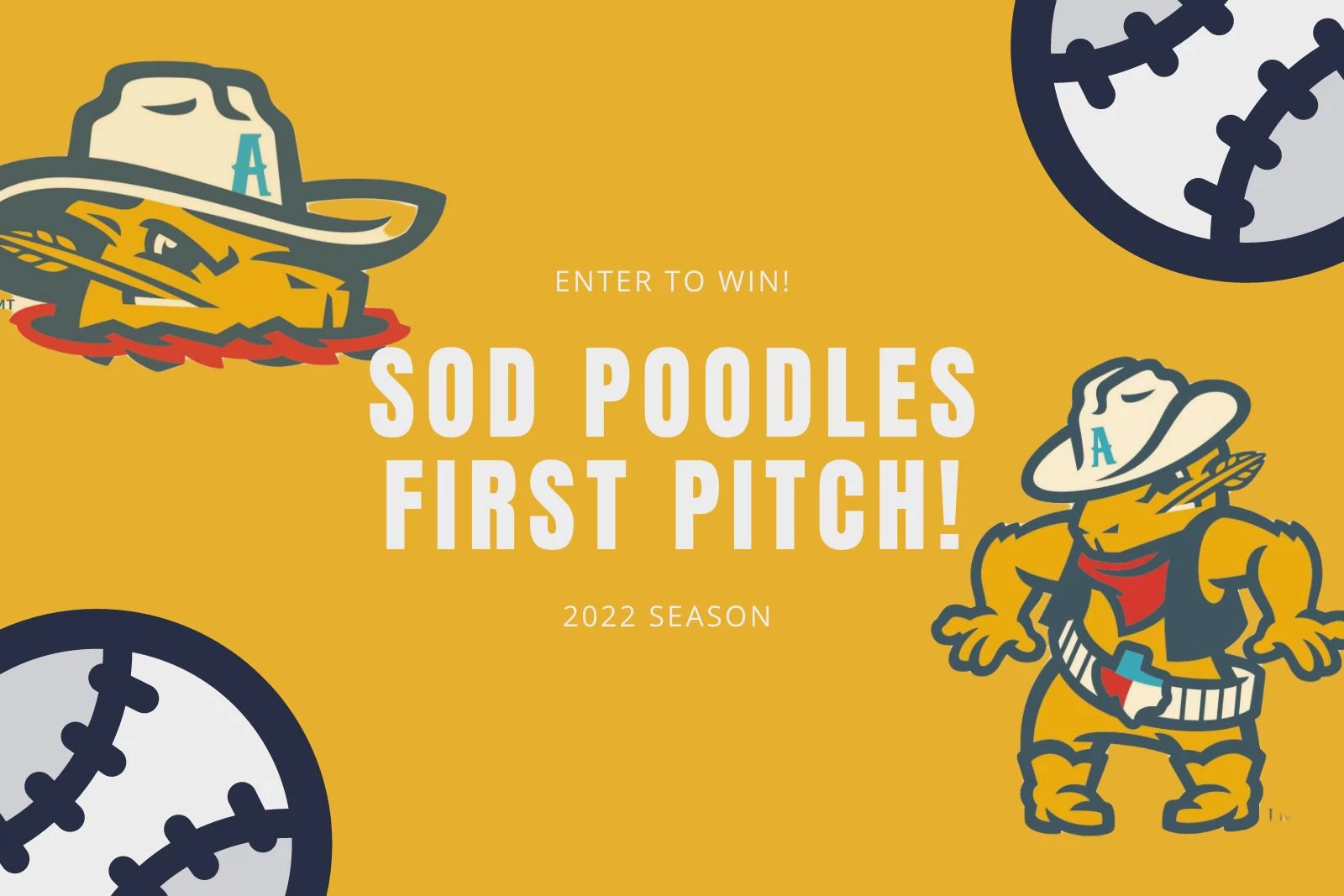 Enter to Win First Pitch at a Sod Poodles Game!