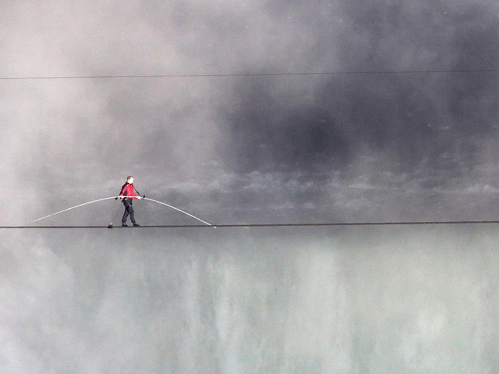 Aerialist Nik Wallenda Becomes First Man to Tight Rope Walk Across Niagra Falls