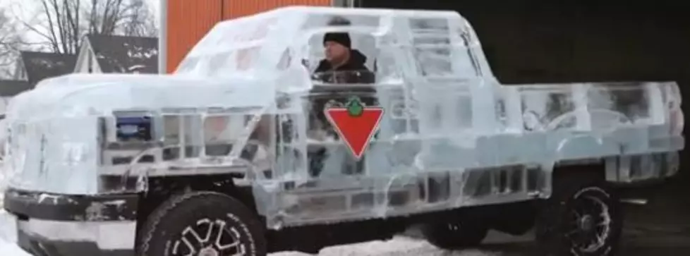 The Canadian Ice Truck Is Born A Pickup That Was Made From Ice