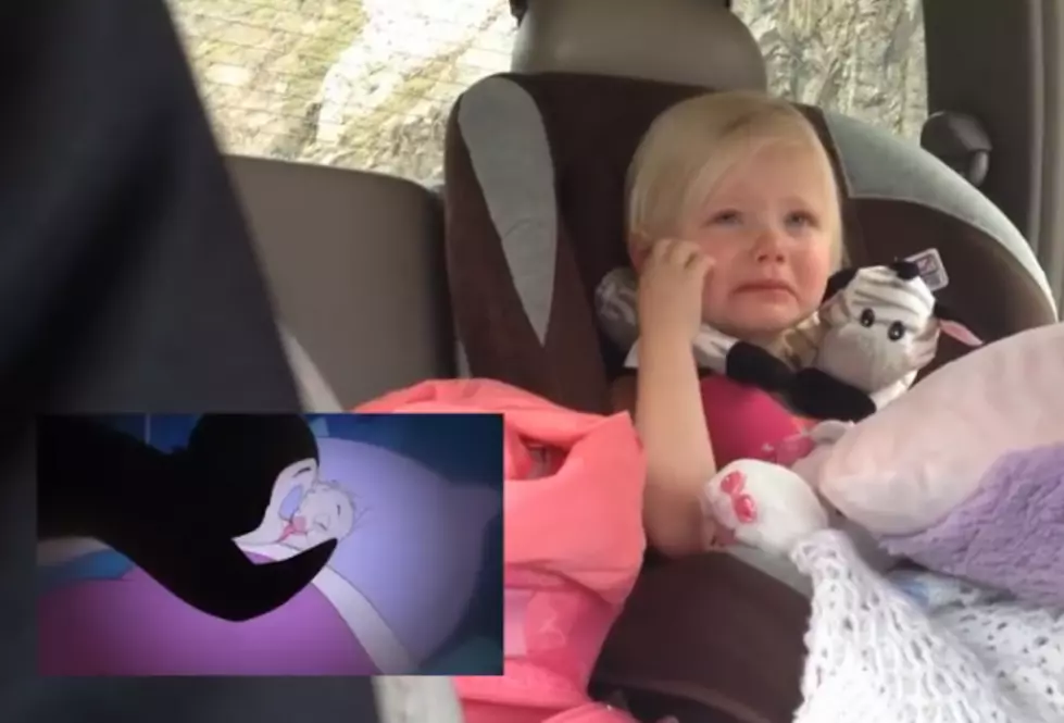 Adorable Little Girl Gets Super Emotional Watching A Cartoon [VIDEO]