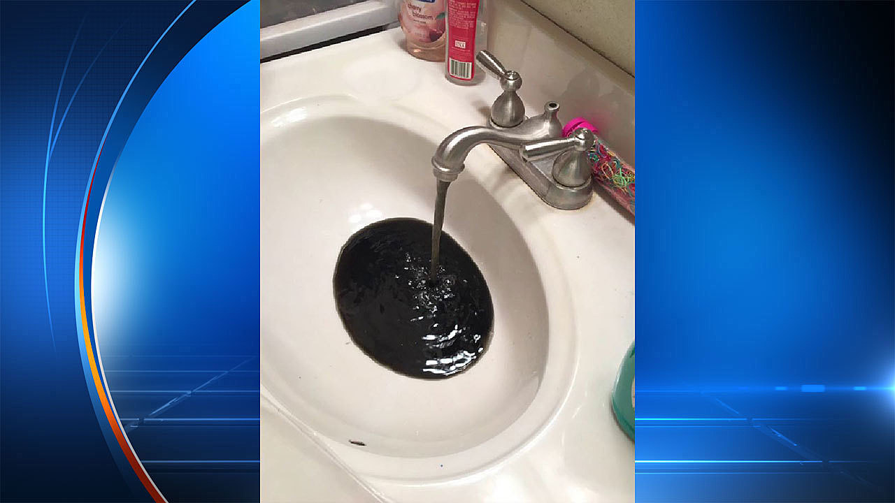 sludge in bathroom sink