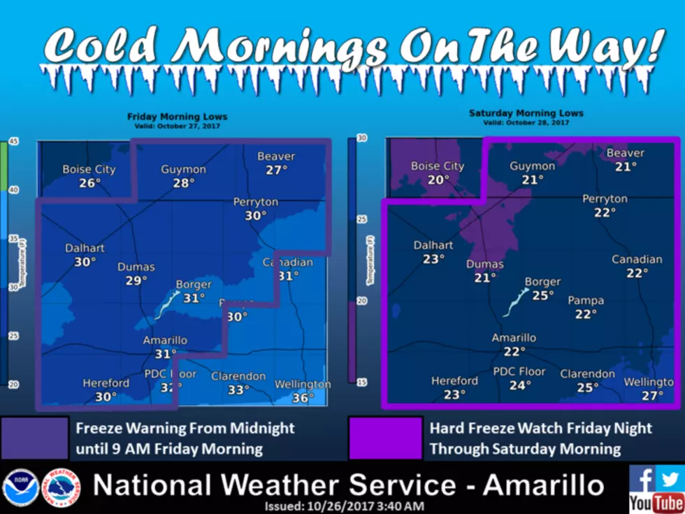 Freeze Warning For Amarillo