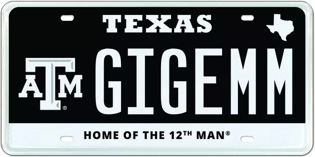 There Are Two New Texas A&#038;M License Plate Designs On Sale