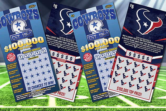 Texas Lottery Rolls Out New Cowboys and Texans&#8217; Scratch Games