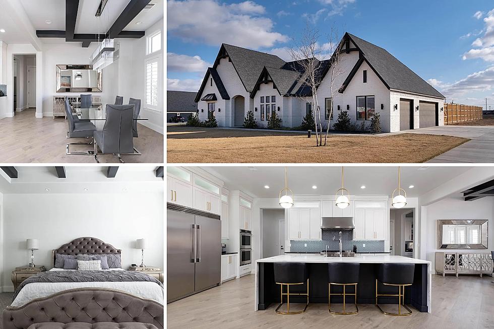 This Home For Sale Near Amarillo Is A Dream Of Marble, Black, & Gold