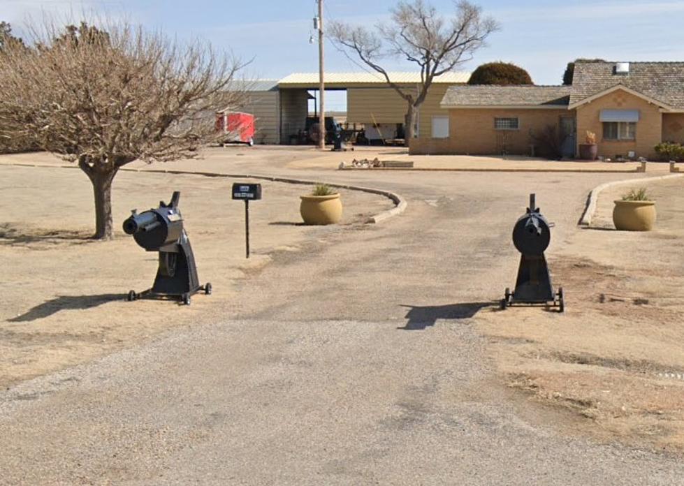 Wild West Welcome: Panhandle, Texas Resident Says Howdy with Double Six-Shooter Entrance