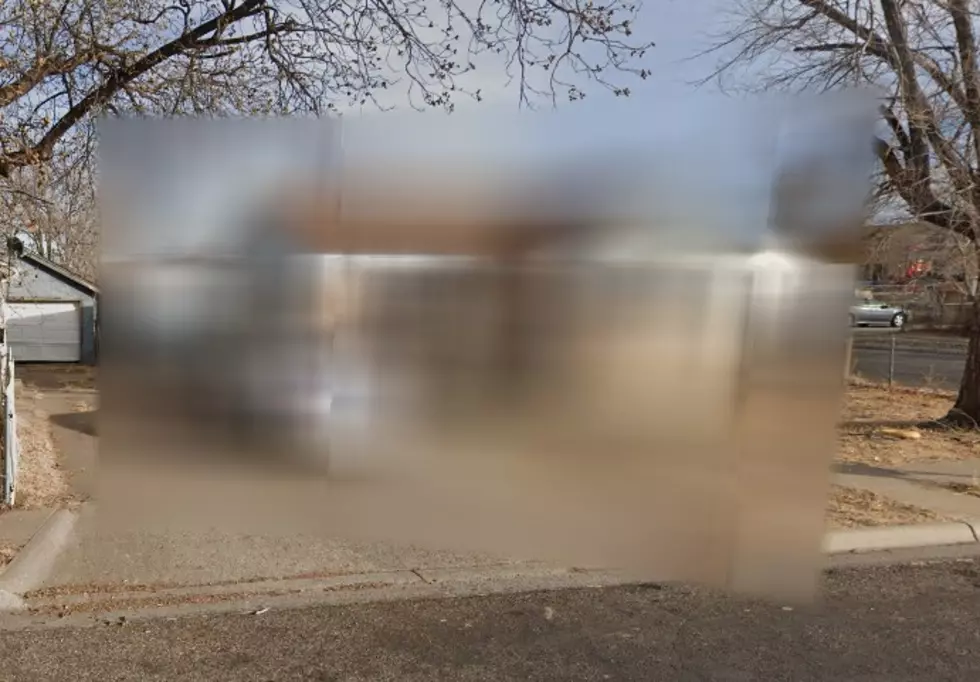 Amarillo blurred house on google