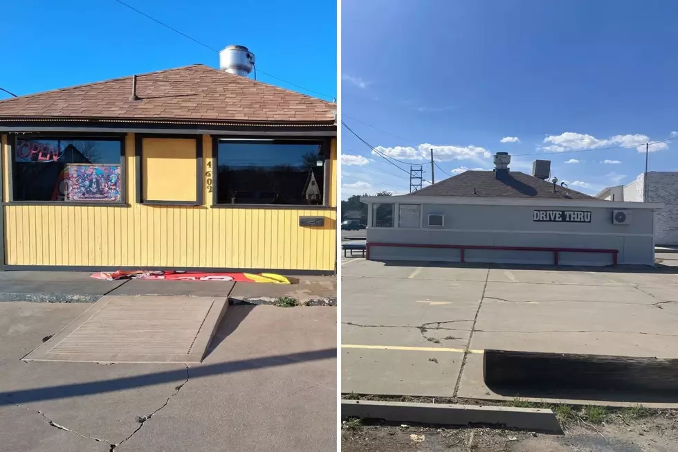 Amarillo’s Iconic Yellow Building on SW 45th Ave Is Now Gray