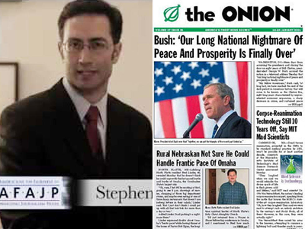 The Onion Launches a Bid for the Pulitzer Prize [VIDEO]