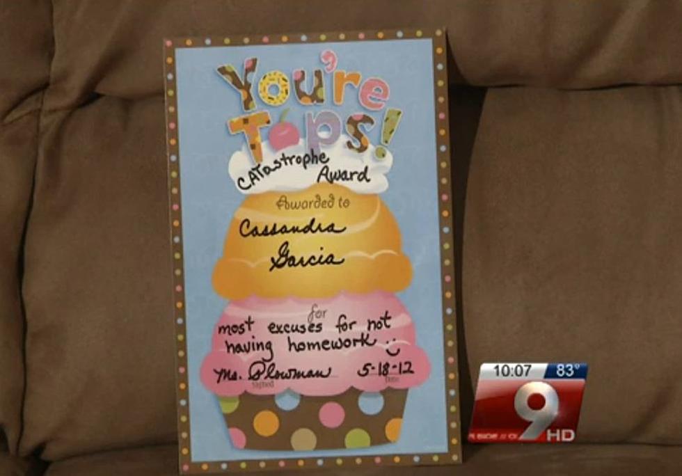 Mother Outraged Over Daughter’s Award for ‘Most Homework Excuses’