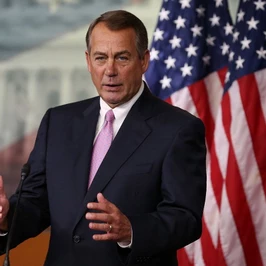 John Boehner Holds Weekly Press Briefing At The Capitol