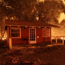 Wild Fire Burns Homes In Lake Hughes, California