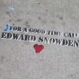 Graffiti Sympathetic To NSA Leaker Edward Snowden Appears In San Francisco