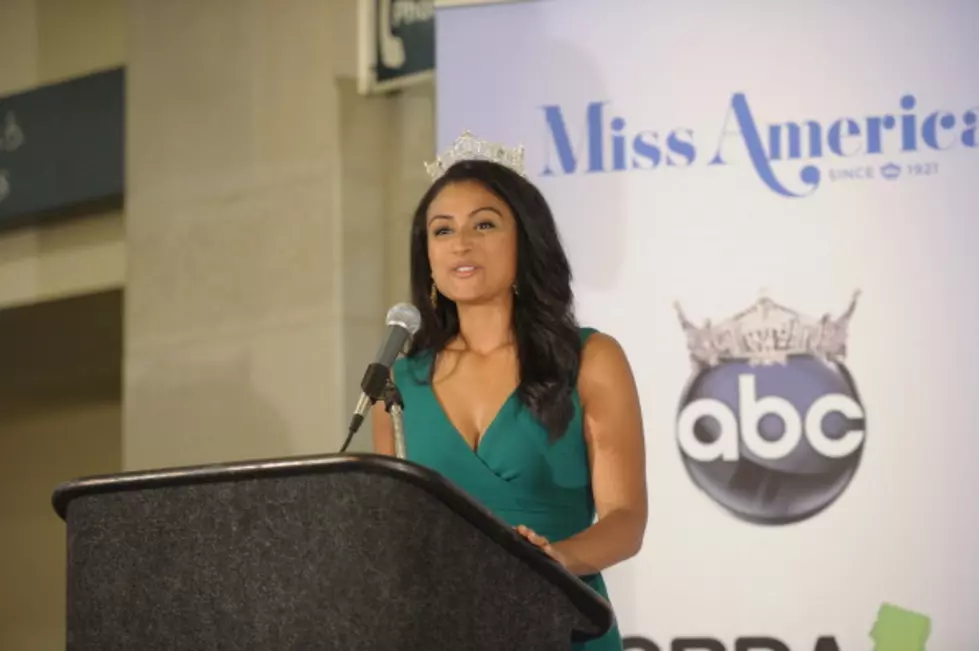 New Miss America Takes Dip In NJ Surf