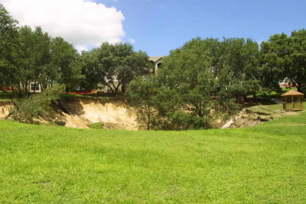 Sinkhole In Florida Filled In By Repair Crews