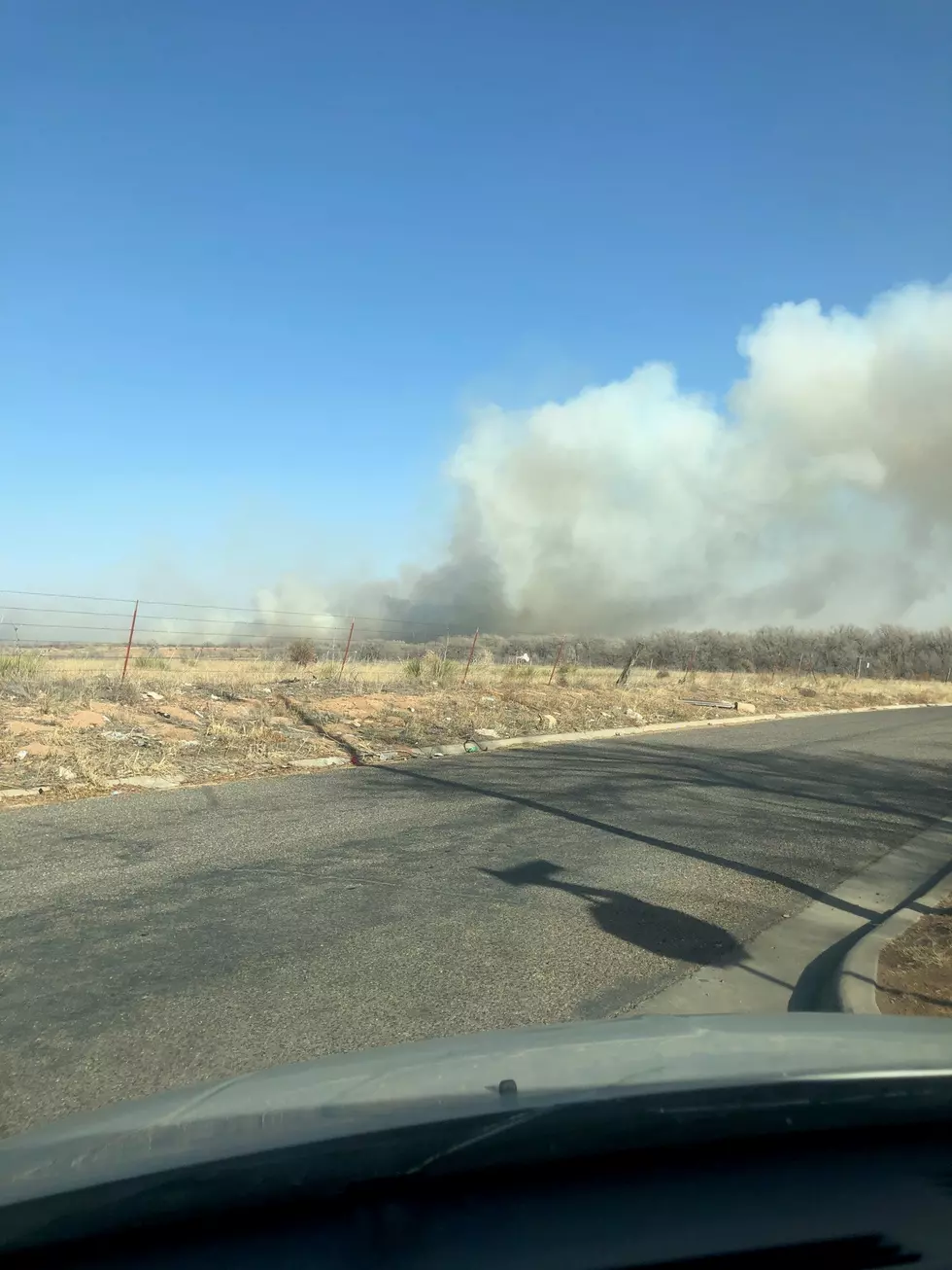 Major grassfire burns near Northwest Amarillo